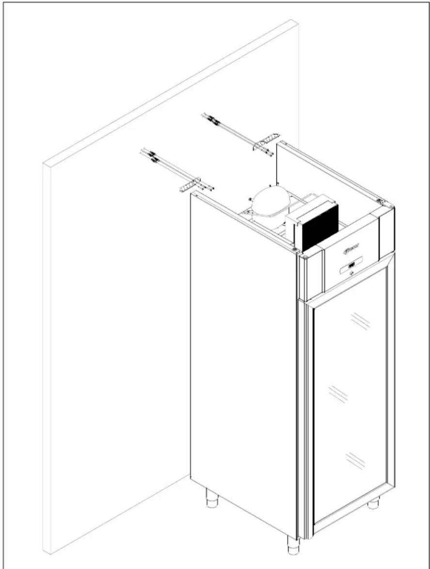GRAM Compact 610 - Plaatsing van de koelkast - 7