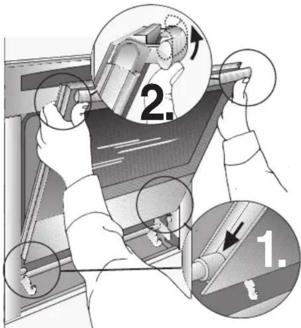 NEFF B1881N2 - Accrocher la portedou four: - 1