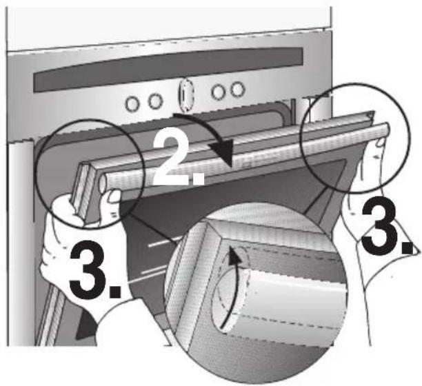 NEFF B1881A2 - Sganciare la porta del forno: - 2