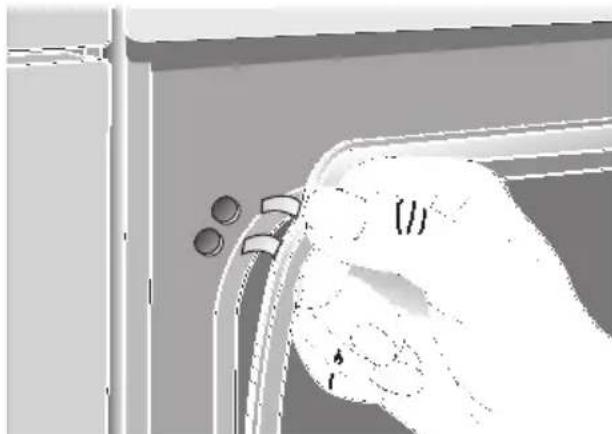 NEFF B1693BSWN - Vervangen van de affdichting van de.    ovendeur - 2