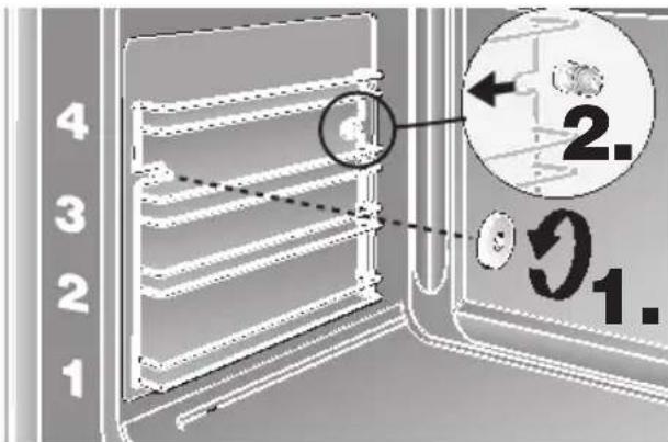NEFF B1641SWN - Verwarmingselement omlaag zetten - 3