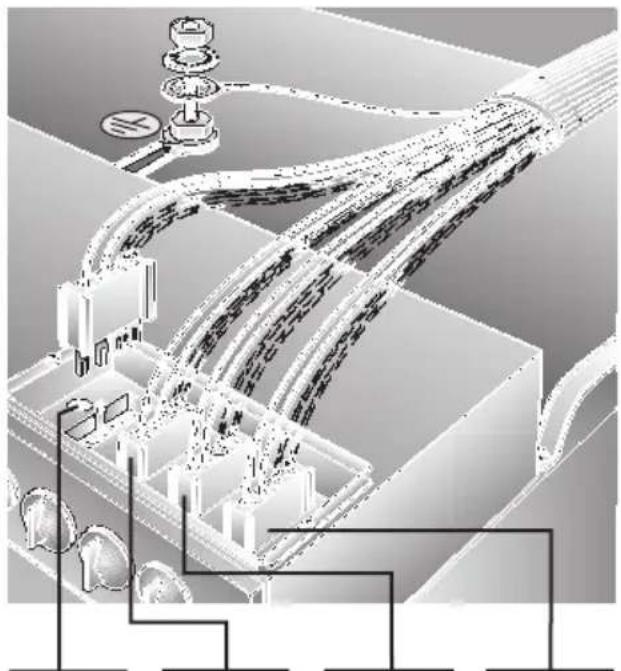 NEFF B1583WSN - Connecting diagram for built-in hob - 1