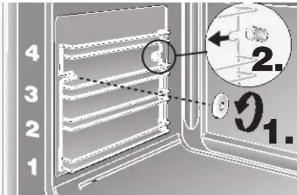 NEFF B1488CK - Lowering the heating element: - 3