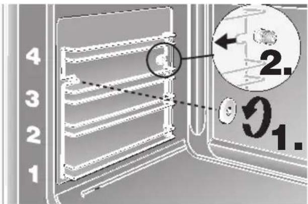 NEFF B1471SWN - Removing the suspend grids: - 3