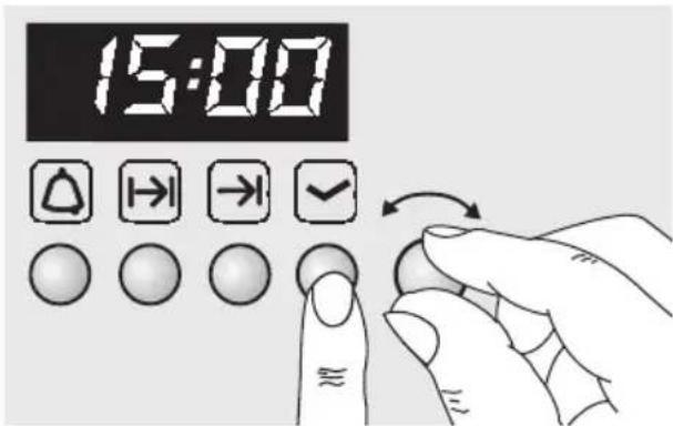NEFF B1481JBSWN - Puesta en hora del reloj temporizador: - 1