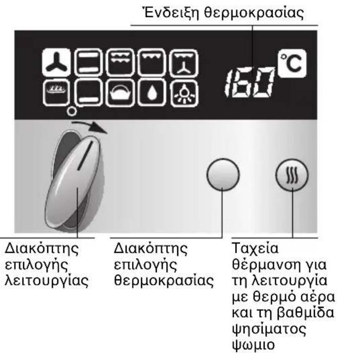 NEFF B1881N3 - 'Ενδειξη θερμότητας για τον φούρνο: - 1