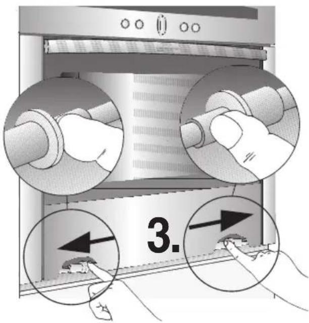 NEFF B1881N3 - Accrocher la porte du four: - 2