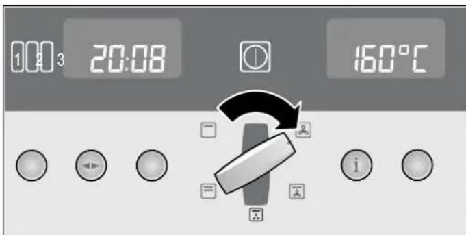 NEFF C57M70N3 - Impostazione della modalità di funzionamento e della temperatura - 1