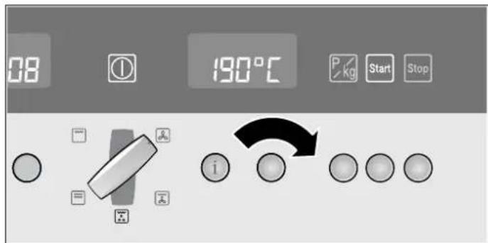 NEFF C57M70N3 - Functie en temperatuur instellen. - 2