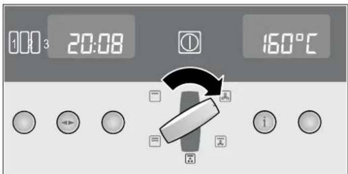 NEFF C57M70N3 - Betriebsart und Temperatur einstellen - 1