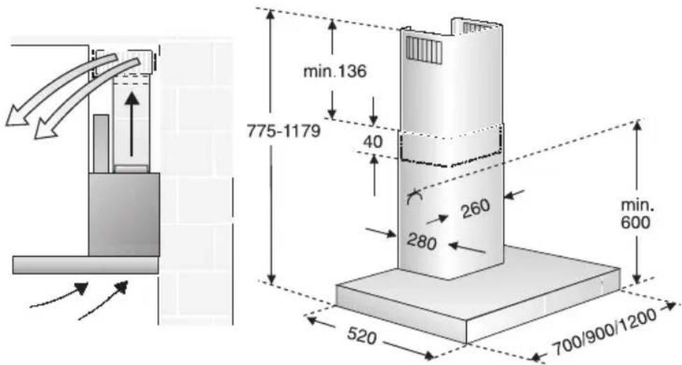 NEFF D8240N0 - Circulating-air mode - 1