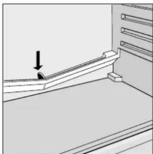 SCHOLTES RC 31 V - Comment dégiverre le compartment réfrigérateur. - 1