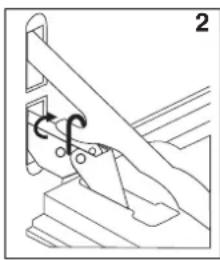 SCHOLTES FXN 336.1 XA - Démontage de la porte - 2