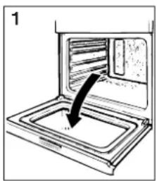SCHOLTES FXN 336.1 XA - Disassembling the oven door - 1