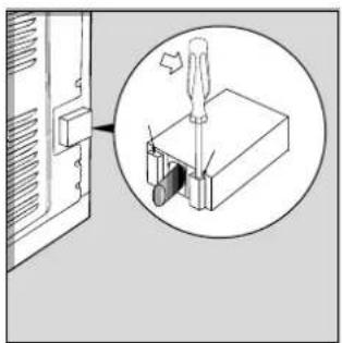 SCHOLTES FLR 934 XA - Fitting the power supply cable - 1