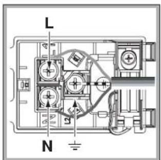 SCHOLTES FL 86 XA MT - Fitting the power supply cable - 2