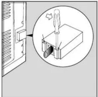 SCHOLTES FL 86 XA MT - Fitting the power supply cable - 1