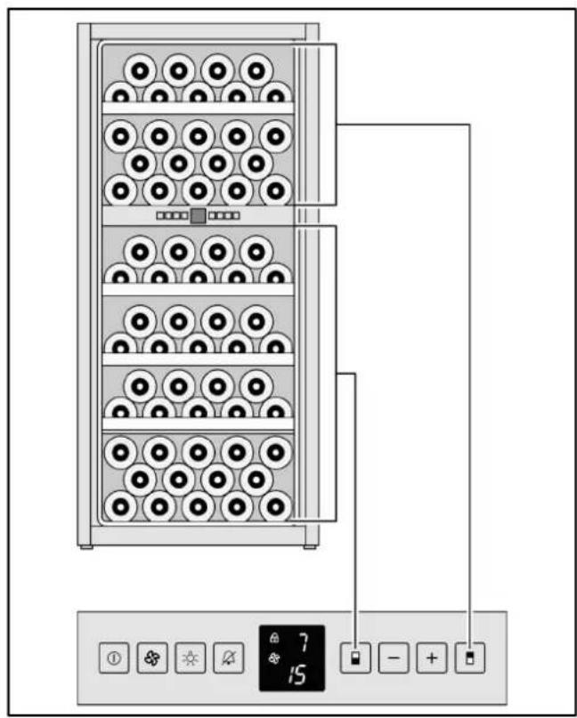 GAGGENAU RW424260 - Temperatuur instellen - 1