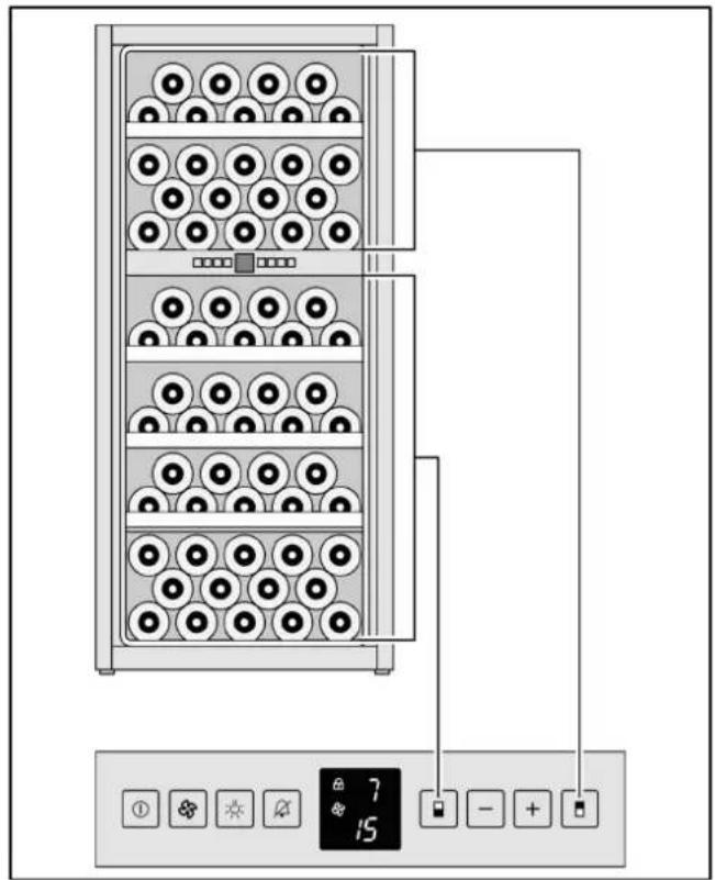 GAGGENAU RW424260 - Impostazione della temperatura - 1
