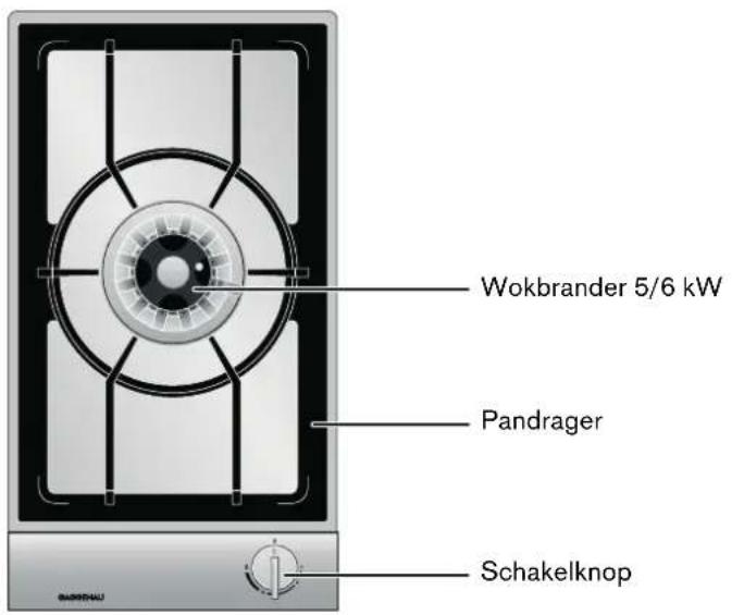 GAGGENAU VG 231 131 - Wokbrander - 1