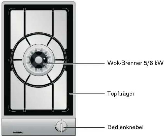 GAGGENAU VG 231 131 - Gas-Wok - 1