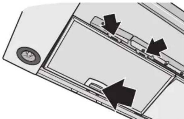GAGGENAU AW561191 - Desmontar e montar os filtros metalicos: - 2