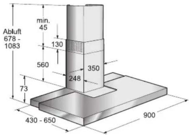 GAGGENAU AW560190 - Exhaust-air mode: - 2