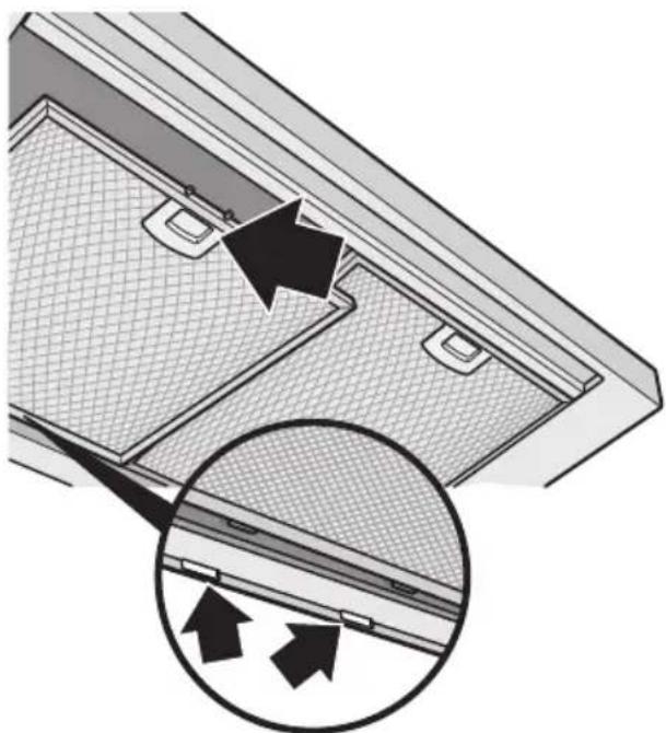 GAGGENAU AW560190 - Aus- und Einbauen der Metall-Fettfilter: - 1