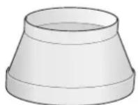 GAGGENAU AW400190 - Conexión de tubos de evacuación con 120 mm de diámetro - 2