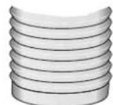 GAGGENAU AW400190 - Connection of 120 mm ∅ exhaust air pipe - 1