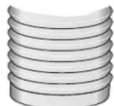 GAGGENAU AW400190 - Collegamento del tubo dell'aria di scarico ∅ 120 mm - 1