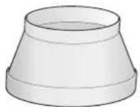 GAGGENAU AW400120 - Connection of 120 mm ∅ exhaust air pipe - 2