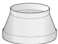 GAGGENAU AW400120 - Collegamento del tubo dell'aria di scarico ∅ 120 mm - 2