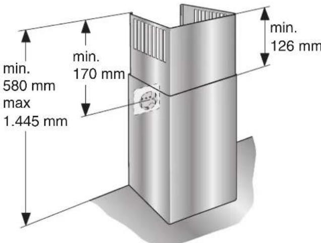 GAGGENAU AW221120 - Afmetingen circulatielucht - 1