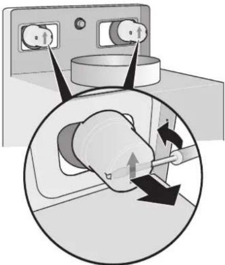 GAGGENAU AW221120 - Demontage der Sicherungskappen - 1