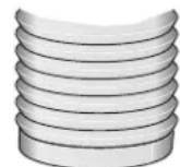 GAGGENAU AW221120 - Collegamento del tubo dell'aria di scarico 0 120 mm - 1