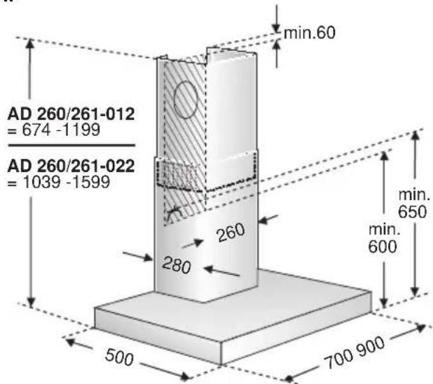GAGGENAU AW260170 - Air évacué à l'extérieur: - 3