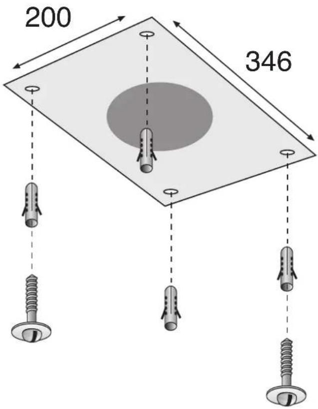 GAGGENAU AI402120 - Installation of the extractor hood: - 1