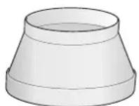 GAGGENAU AI402150 - Collegamento del tubo dell'aria di scarico ∅ 120 mm - 2