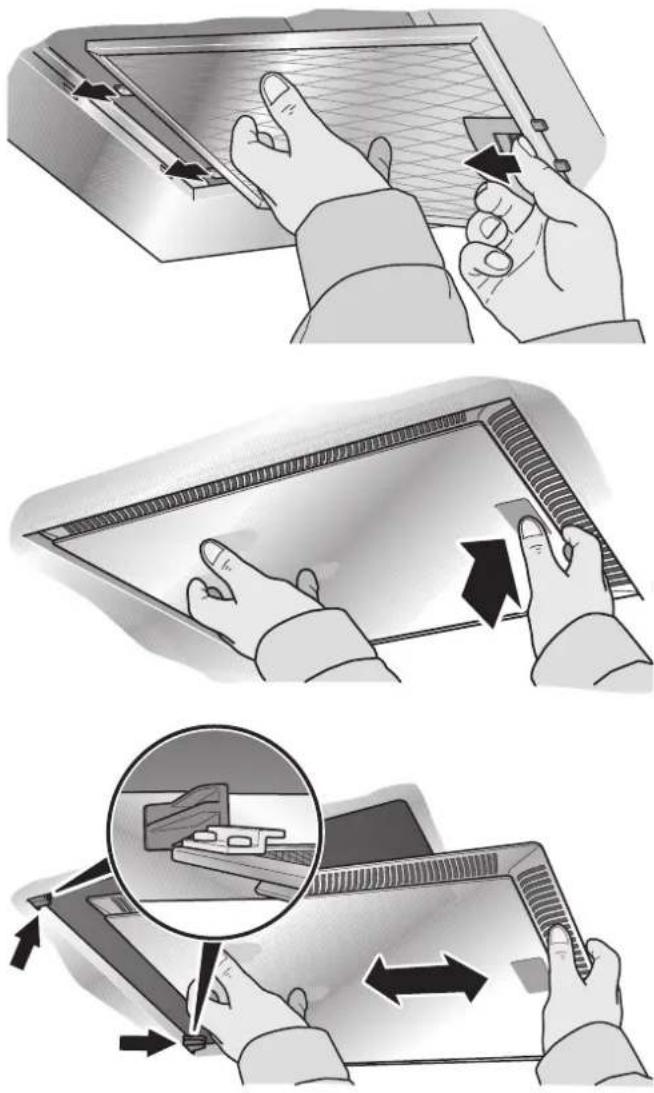 GAGGENAU AI400120 - Dépose et incorporation des filtres métalliques à graisse - 1