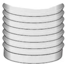 GAGGENAU AI221120 - Aansluiting luchtafvoerbuis 150 mm (aanbevolen diameter) - 1