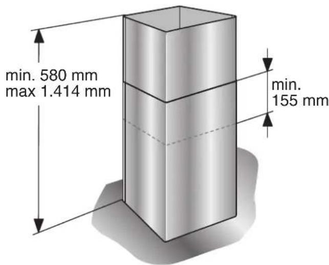 GAGGENAU AI221120 - Gerätemaße Abluft - 1
