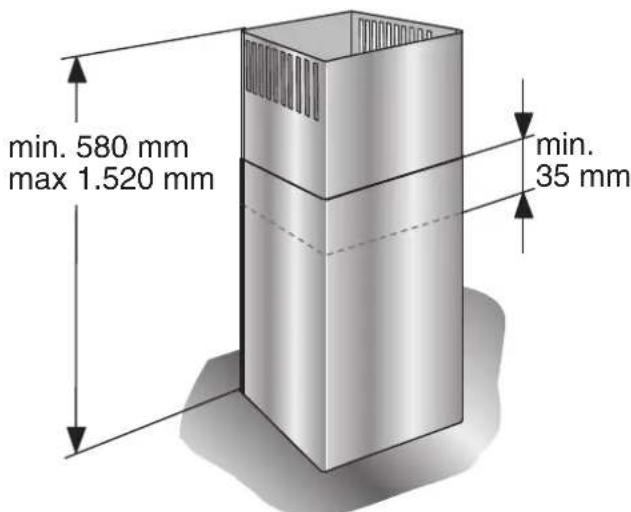 GAGGENAU AI221120 - Afmetingen circulatielucht - 1