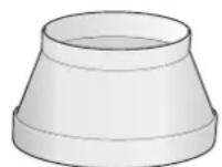 GAGGENAU AI221120 - Anschluss Abluftrohr 120 mm - 2