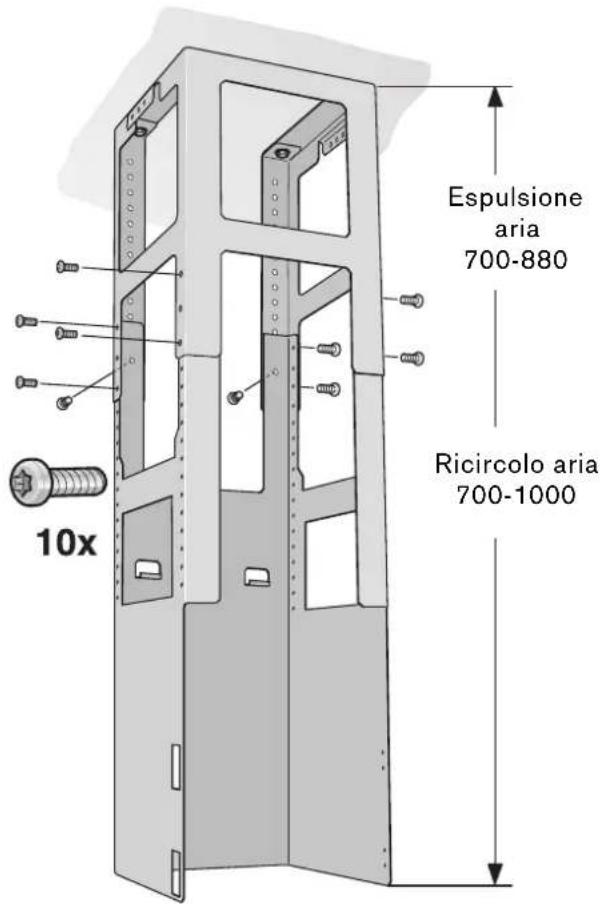 GAGGENAU AI221120 - Montaggio del telaio portante inferiore - 1
