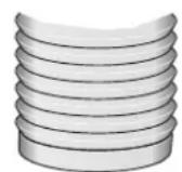 GAGGENAU AI221120 - Aansluiting luchtafvoerbuis 120 mm - 1