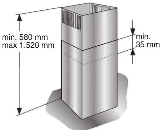 GAGGENAU AI220190 - Afmetingen circulatielucht - 1