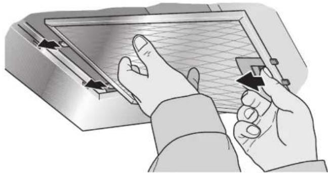 GAGGENAU AI220190 - Aus- und Einbau der Metall-Fettfilter - 1