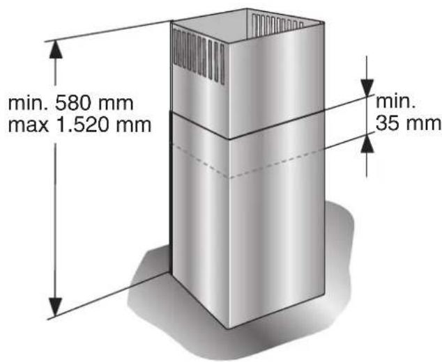 GAGGENAU AI220100 - Cotes de l'appareil (recyclage de l'air) - 1