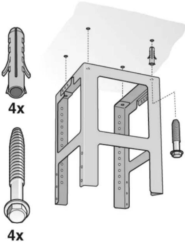 GAGGENAU AI 221100 - Montaggio del telao portante superiore - 1